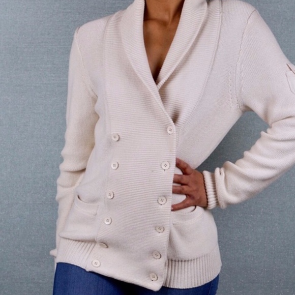 J. Crew Sweaters - J Crew Shawl-collar cardigan 100% Cotton